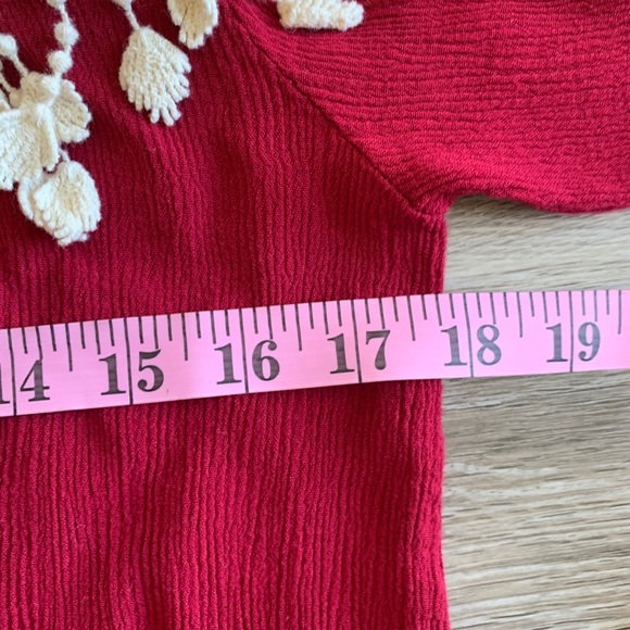 Entro size large long sleeve shirt with crochet - Picture 5 of 7